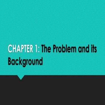 Chapter 1 presentation | PPTX