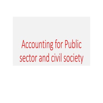 CHAPTER 1 public sector