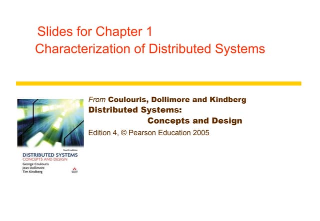 Chapter 1 Characterization of Distributed Systems | PPT | Internet ...