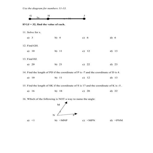 TechMathI - Chapter1Test