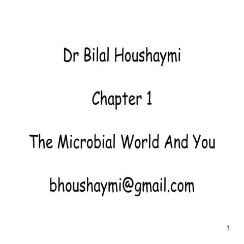 Chapter 1  the microbial world partial