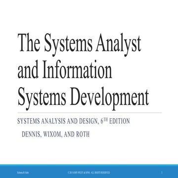 Chapter 1 The Systems Analyst and Information Systems Development.pptx