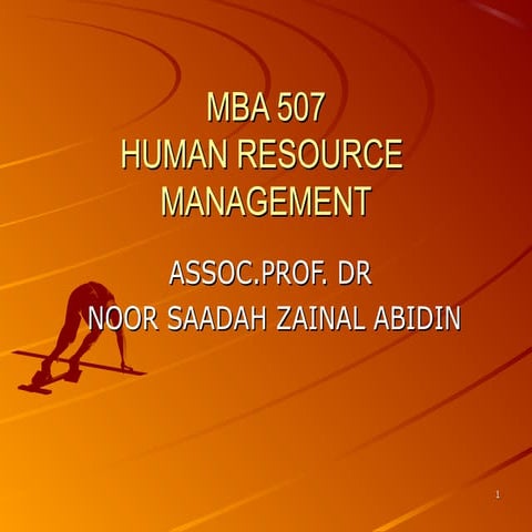 Chapter 1 to 4 human resource management