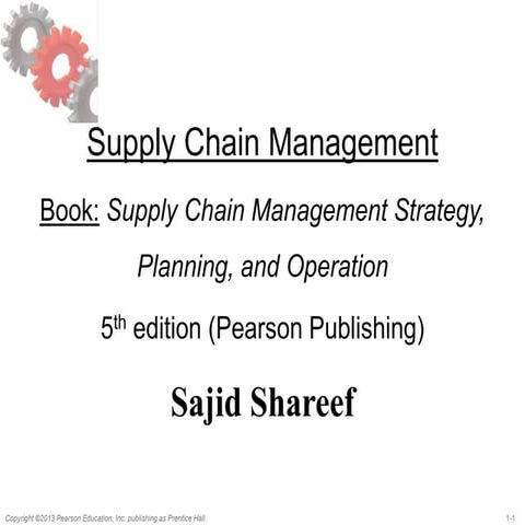 Chapter 1 understanding the supply chain