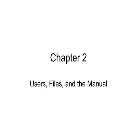 Chapter 2 | PPTX | Operating Systems | Computer Software and Applications