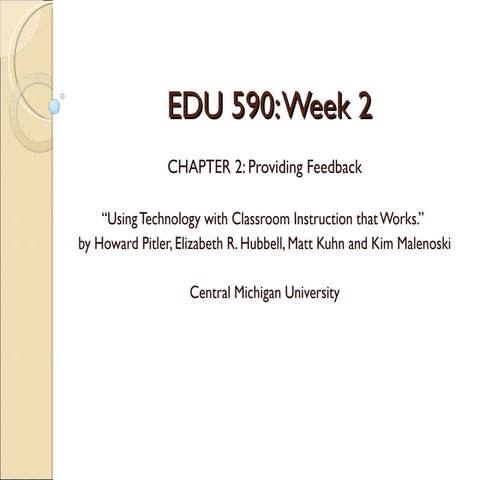 Effective Teaching Strategies for Timely, Accurate, and Constructive ...