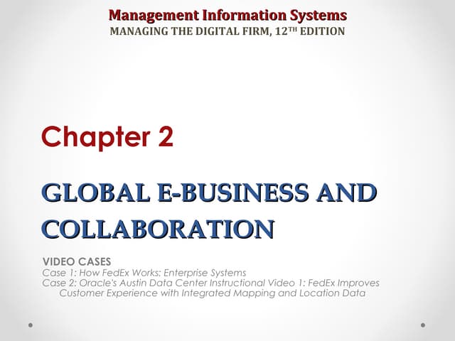 Chapter 2 Mis Ppt Chapter 2 Mis Ppt