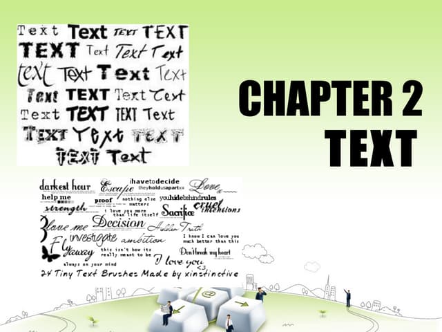Chapter 2 : TEXT