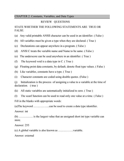 Chapter 2 :  Balagurusamy_ Programming ANsI in C