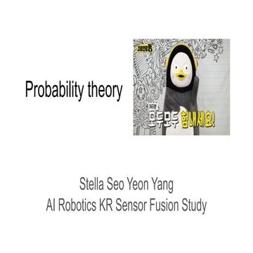 Sensor Fusion Study - Ch2. Probability Theory [Stella]