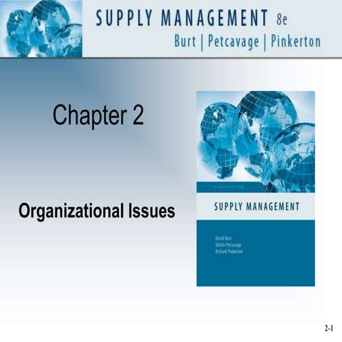 Chapter 2 Organizational Issues | PPTX