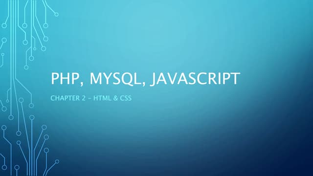 Upstate CSCI 450 WebDev Chapter 2
