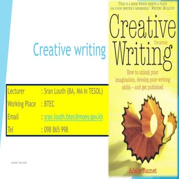 Chapter 2 creative writing