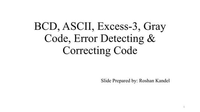 Digital Logic BCA TU Chapter 2.2