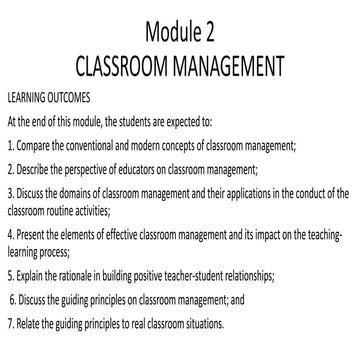 classroom management