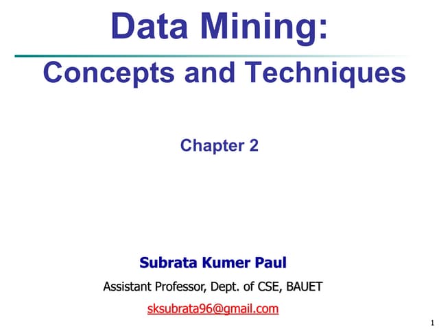 Chapter 2. Know Your Data.ppt