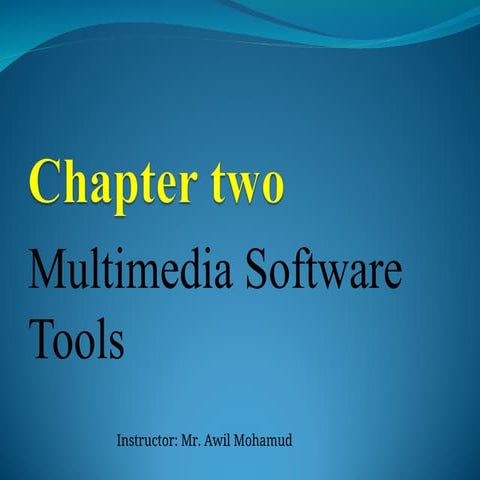 chapter2 multimedia and other program.ppt