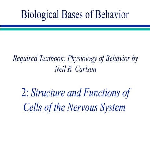 Structure and function of nervous system
