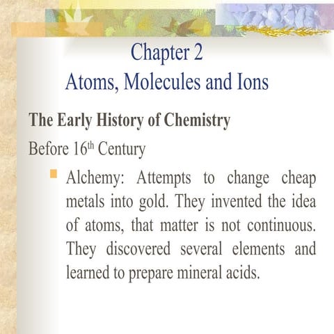 Fundamental  Chemical Laws Chapter 2.ppt