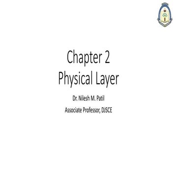 Chapter2.pdf - Physical Layer Transmission Mediums