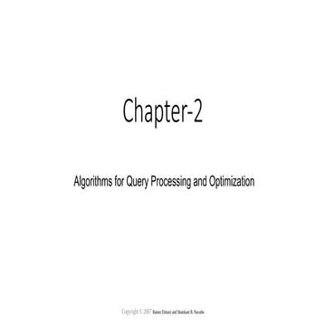 Query optimization | PPTX