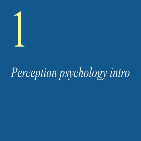 chapter 2 on introduction to perception in psychology.ppt