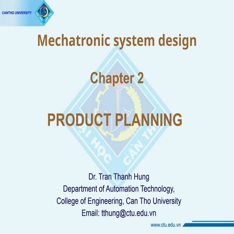 Comprehensive Introduction to Mechatronic System Design and Product ...