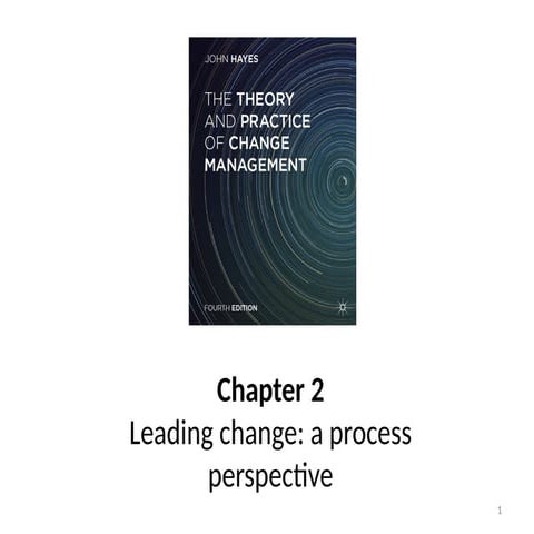 Understanding change as a process can help those leading change step ...