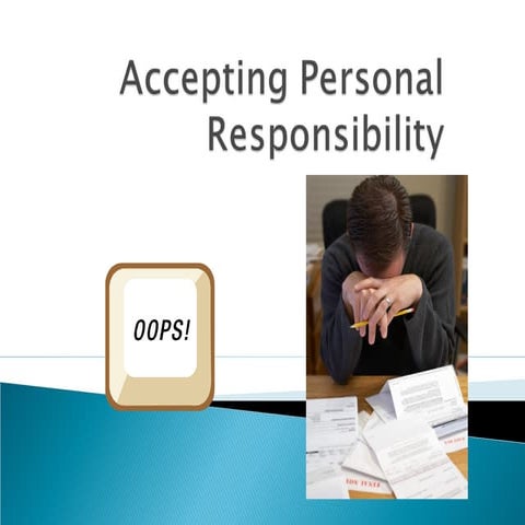 Accepting Personal Responsibility