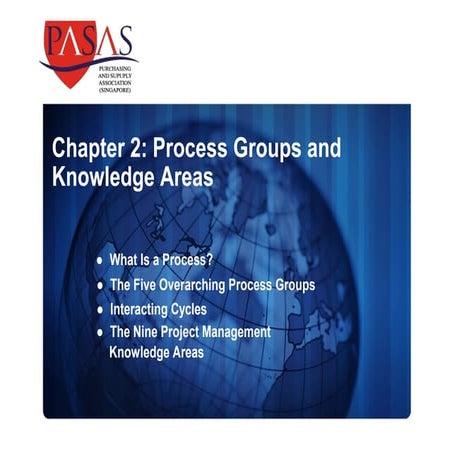 process groups and knowledge areas