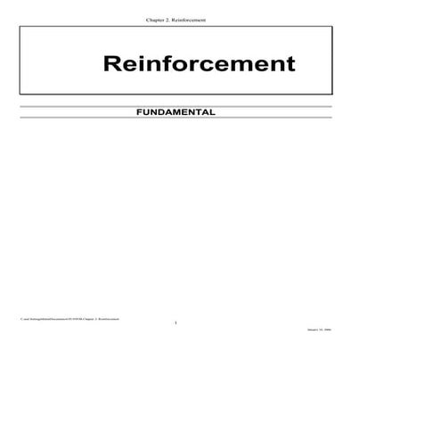 Chapter 2 reinforcement | PDF