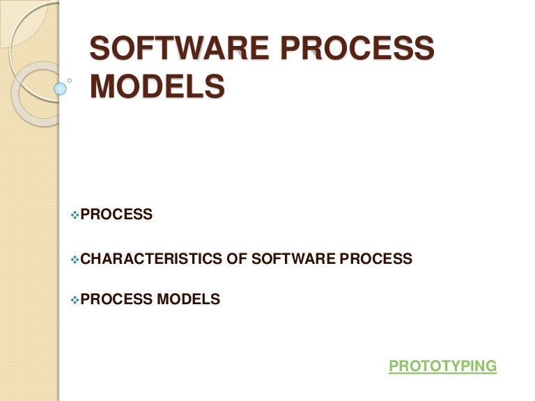 Chapter 2 software process models