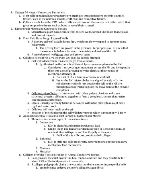 EXTRACELLULAR MATRIX AND ITS COMPONENTS | PPTX | Biological Sciences ...