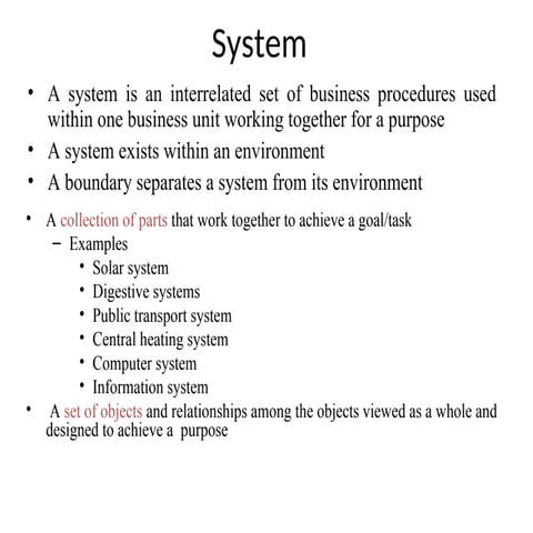 all chapters of “System Analysis and Design.