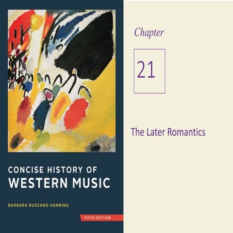 Chapter 21 Later Romantics.pptx