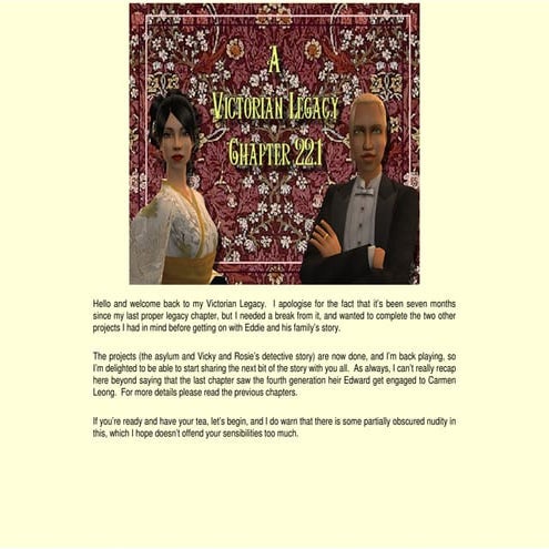 A Victorian Legacy - Chapter 22.1 Happiness