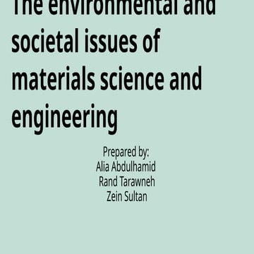 chapter 22: environmental and societal effect of material science .pptx