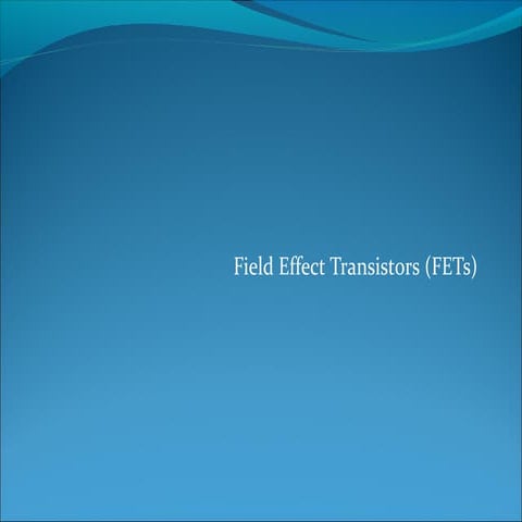  field effect transistors