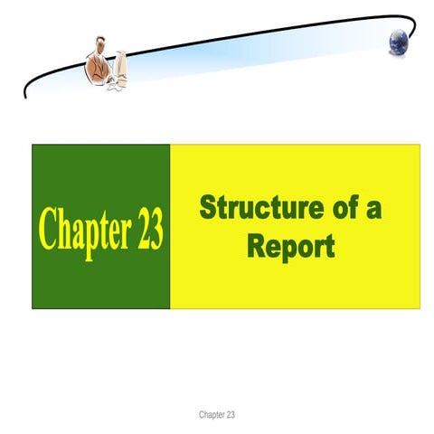Structure of a report