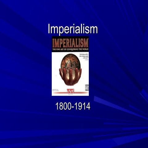 Chapter 24 - Imperialism