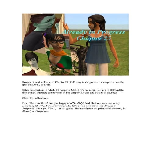 Already in Progress, Chapter 25