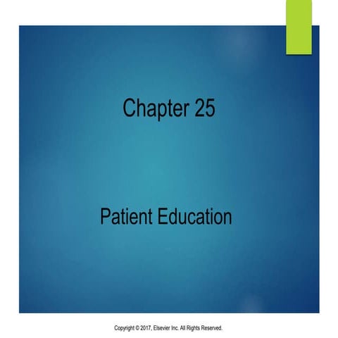 Chapter25 patient education