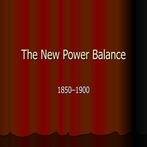 Chapter 26 ppt - Balance of Power | PPT