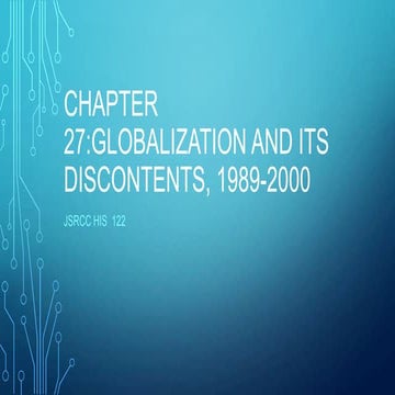 Globalization and its Discontents 