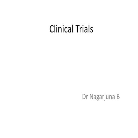 Chapter 28 clincal trials 