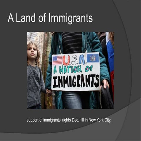 American Civ Chapter two: A Land of Immigrants 