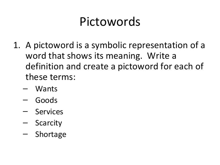 Economics Chapter 2 Assignments