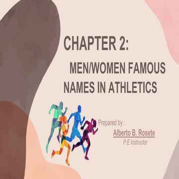 Chapter 2 athletics