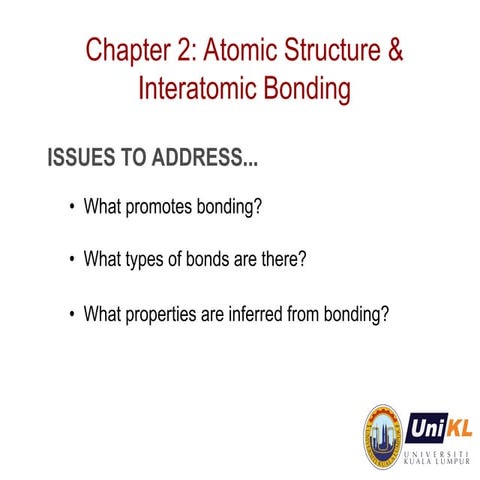 Chapter 2 Atomic bonding Latest drct.ppt
