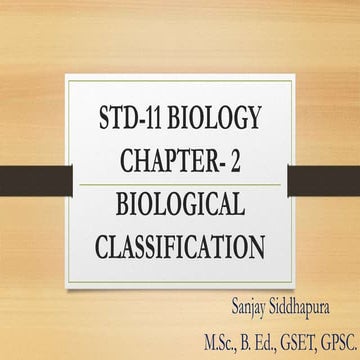 Chapter 2 biological classification main